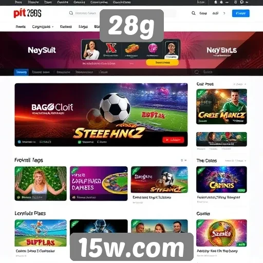 Novidades e recursos do site 28g para jogadores