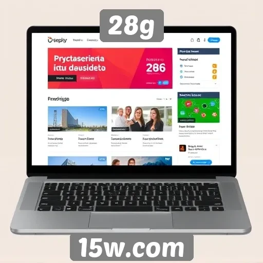 Mudanças na interface do usuário do site 28g